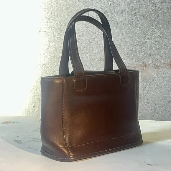 Vintage CoachBleecker Satchel No. 9303 in Mahogany Glove-Tanned Leather